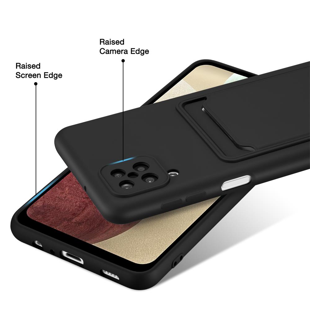 Card Case für Samsung Galaxy A12 / M12 in Schwarz