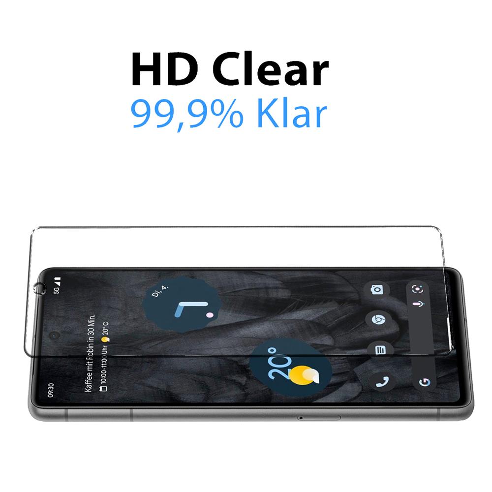 4in1 Glas Set für Google Pixel 7