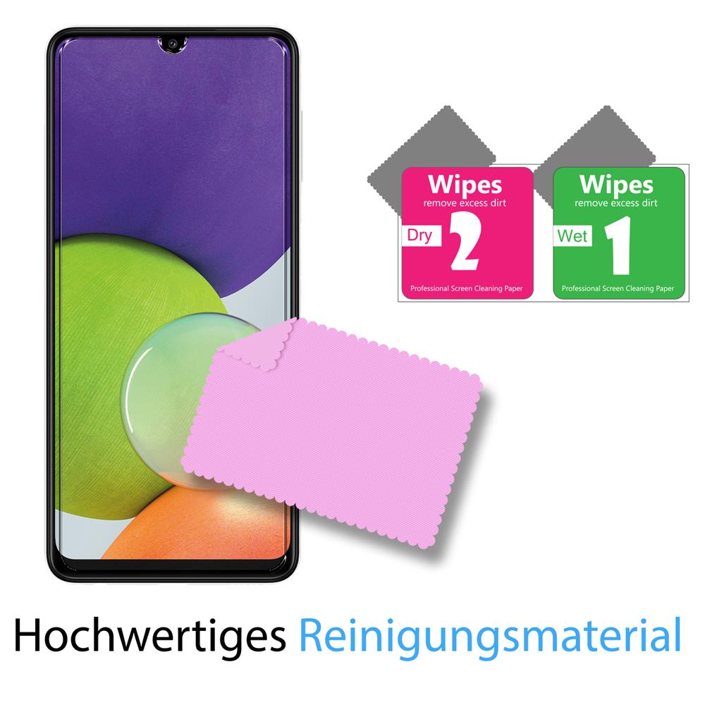 Glas 2in1 für Samsung Galaxy A22 4G / M22