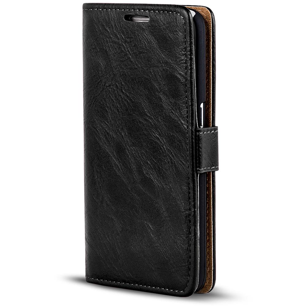 Retro Wallet für Sony Xperia XZ3 in Schwarz