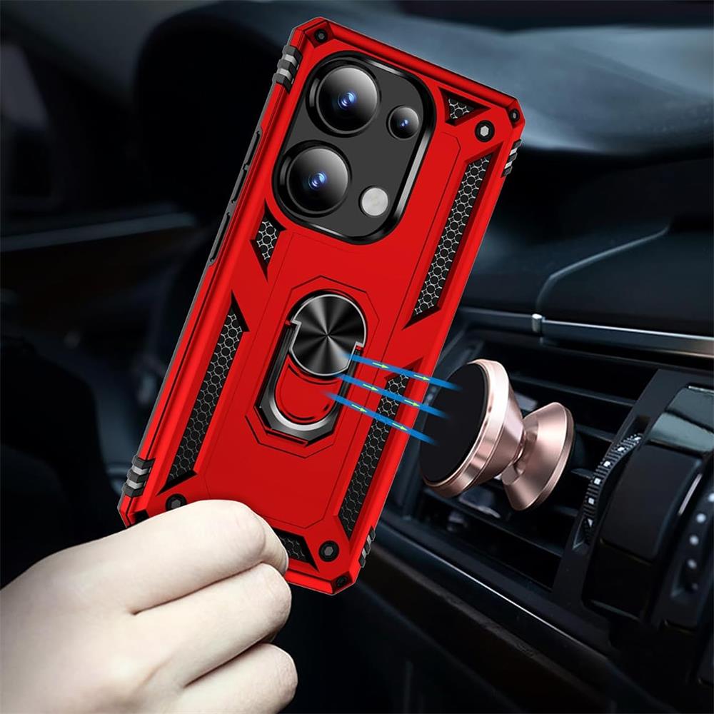 Army Case für Xiaomi Redmi Note 13 Pro 4G in Rot