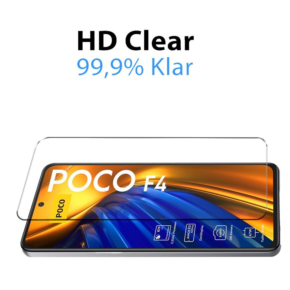 4in1 Glas Set für Xiaomi Poco F4