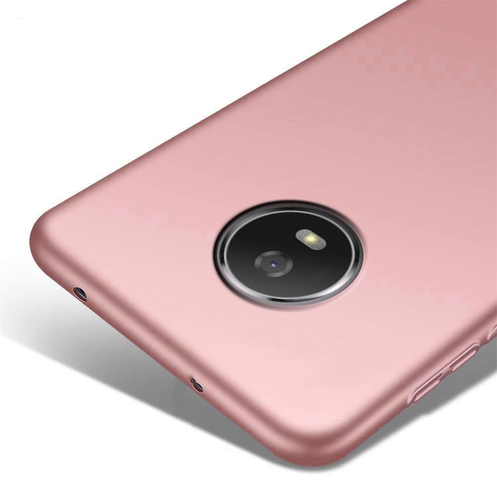 Classic Plain für Motorola/Lenovo Moto G4 / G4 Plus in Rosegold