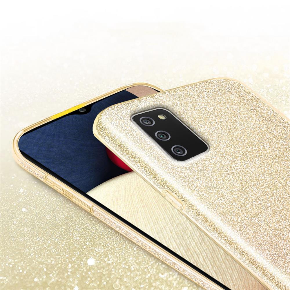 Shiny TPU für Samsung Galaxy A03s in Gold