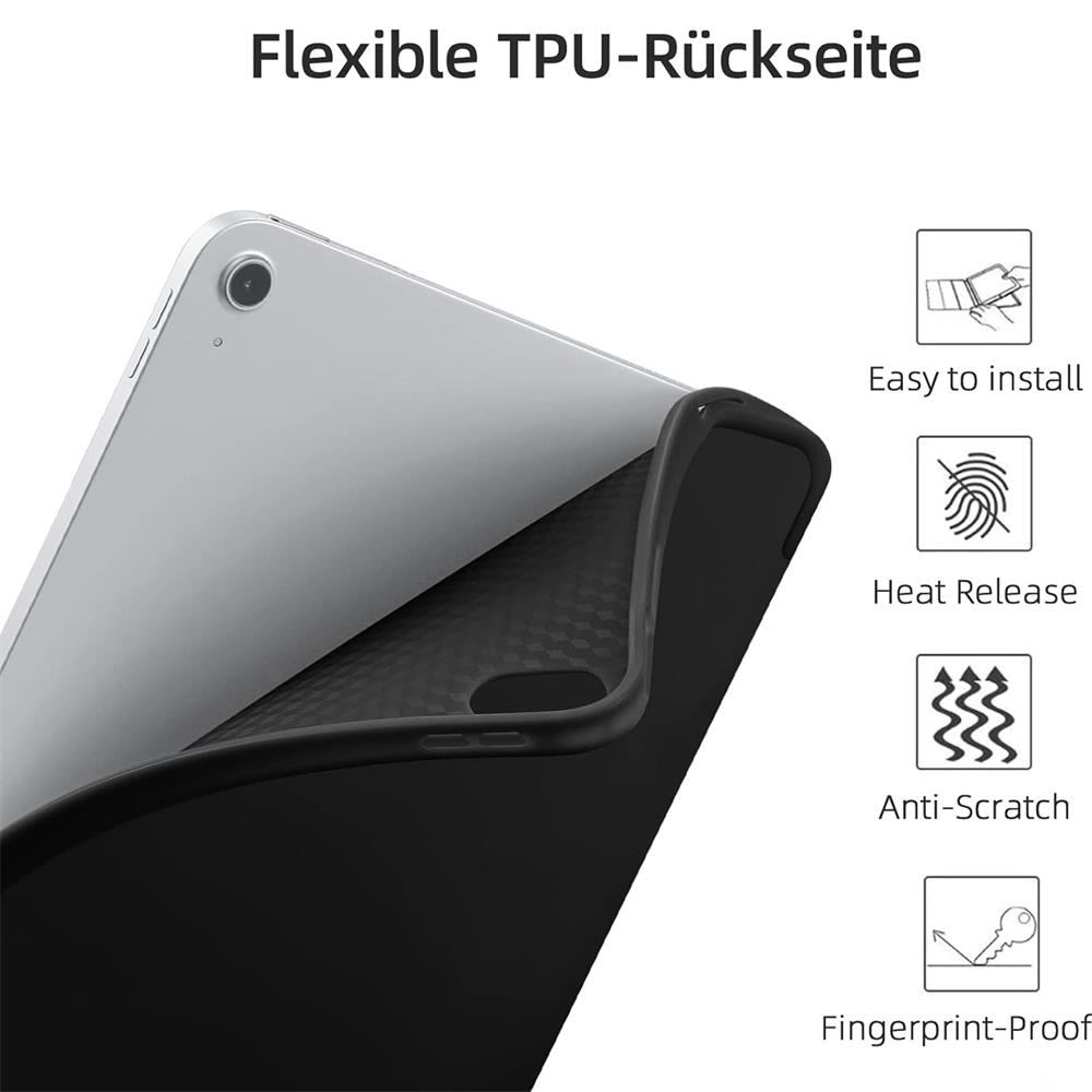 Smart Cover für Apple iPad Pro 13 2024 in Schwarz