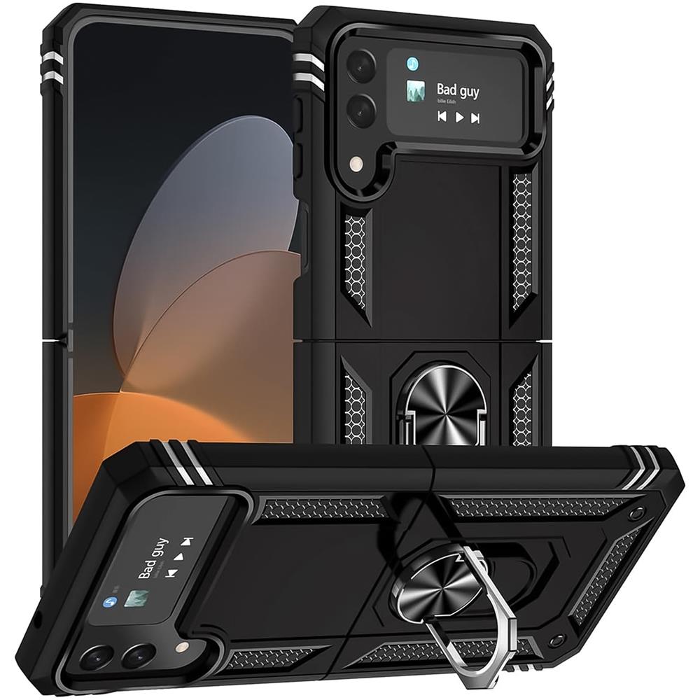 Army Case für Samsung Galaxy Z Flip 4 in Schwarz