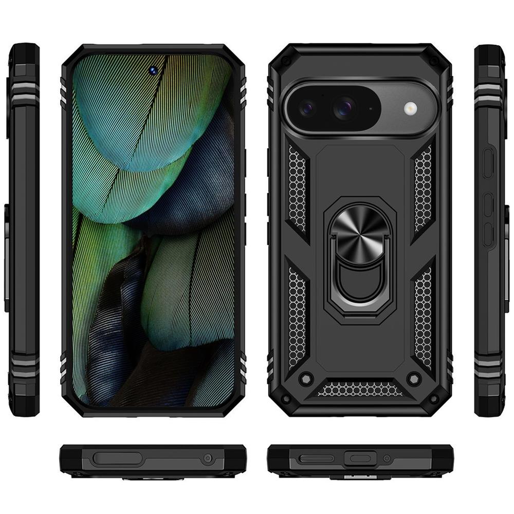Army Case für Google Pixel 9 in Schwarz