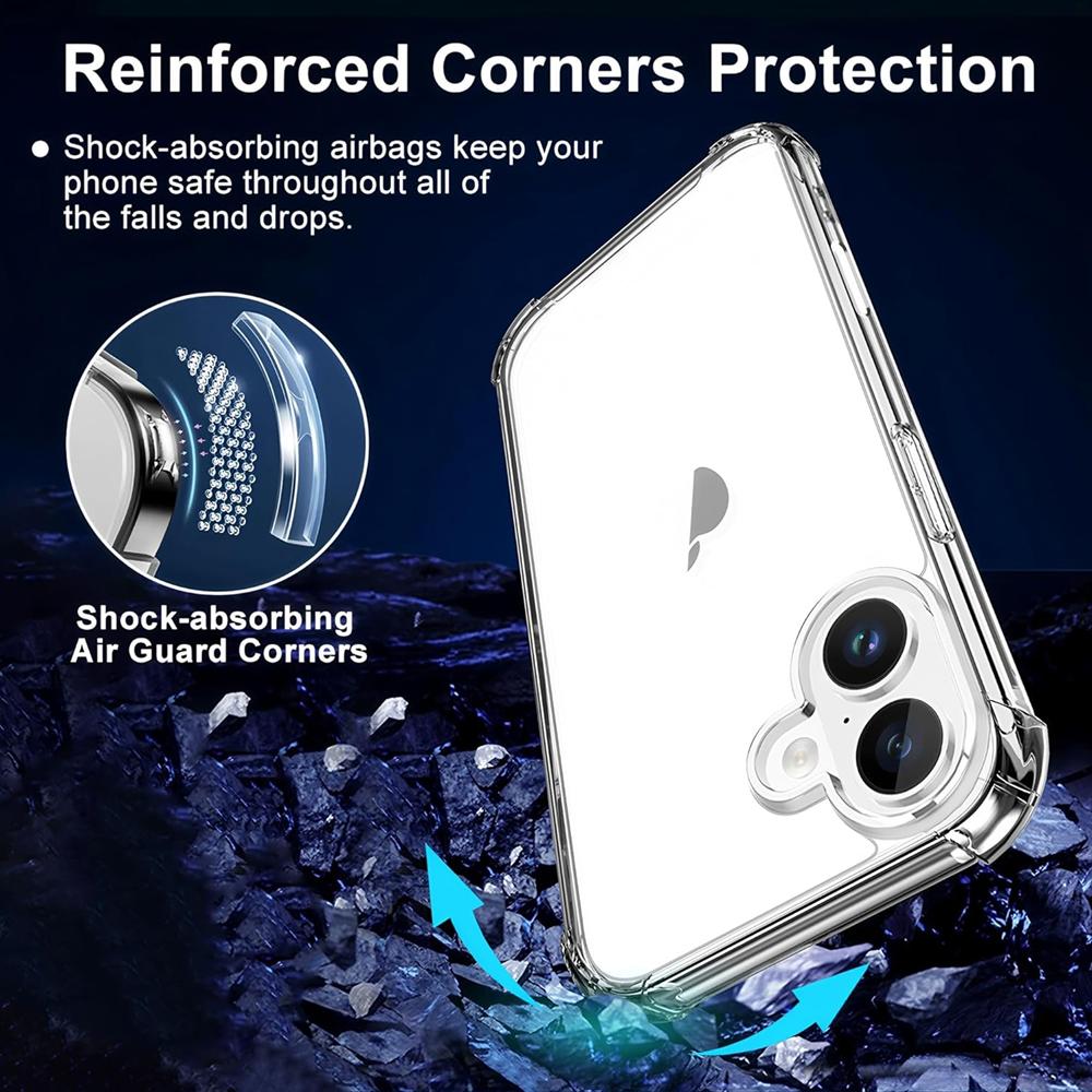 Rugged TPU für Apple iPhone 17 in Transparent