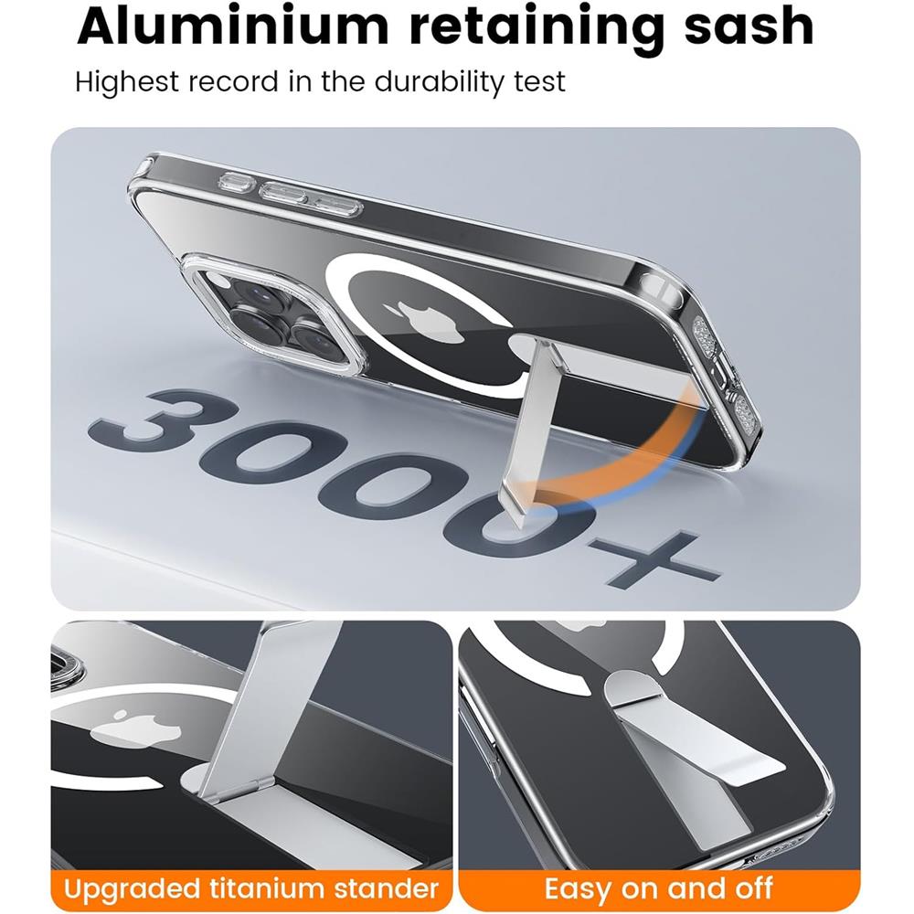 Kickstand TPU für Apple iPhone 17e in Transparent