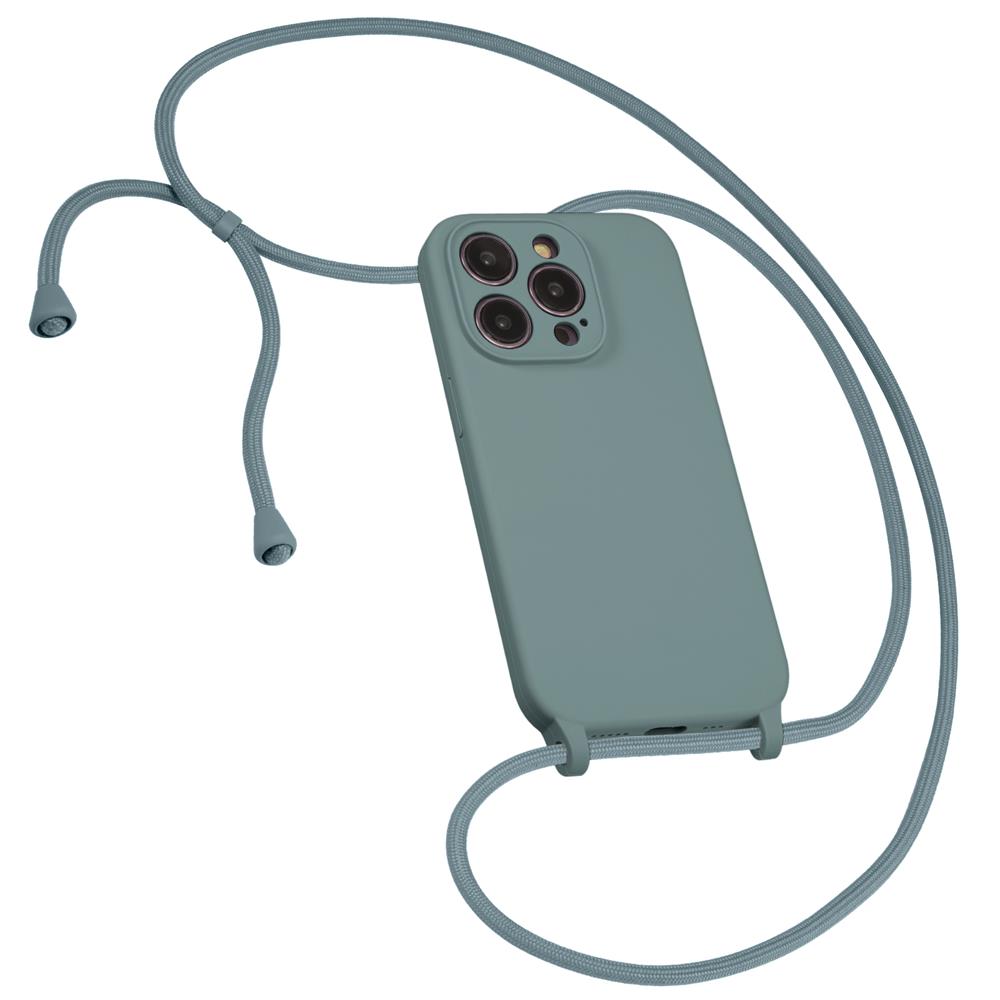 Connect Case Colour inkl. Kette für Apple iPhone 15 Pro Max in Dunkelgrün