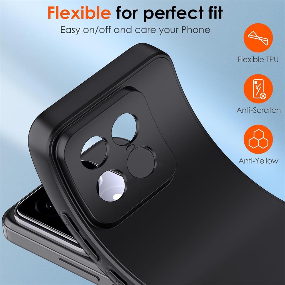 Classic TPU für Motorola Edge 50 Ultra in Schwarz