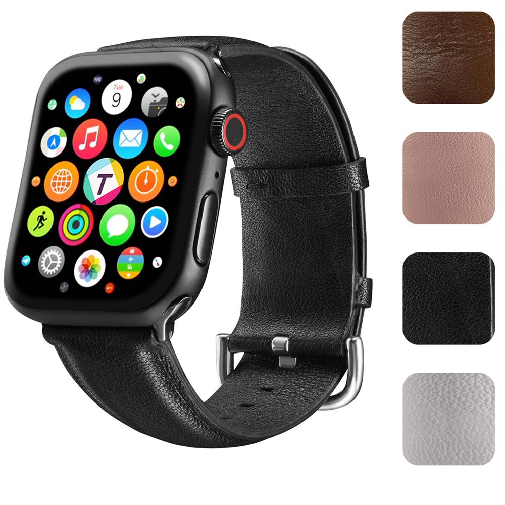 Fitnessarmband LEDER für Apple Watch 1-9 - 42/44/45 Gr. L