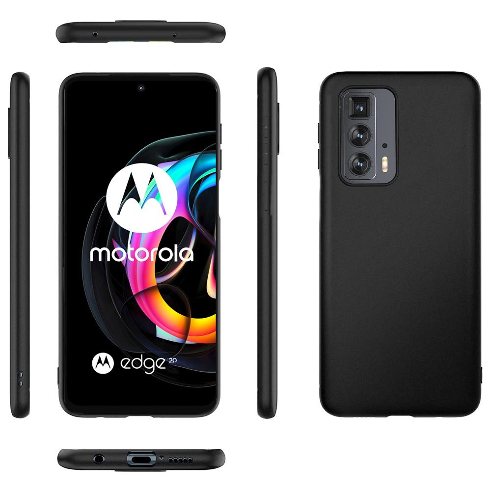 Classic TPU für Motorola Edge 20 Pro in Schwarz