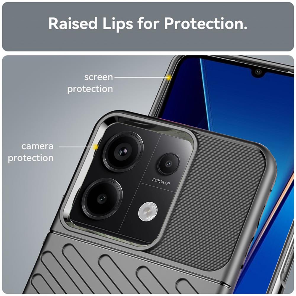 Thunder Case für Xiaomi Redmi Note 13 Pro 5G in Schwarz