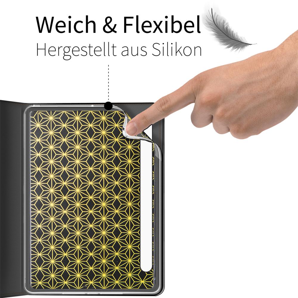 Texture Case für Samsung Galaxy Tab S9 Plus / S10 Plus in Grau