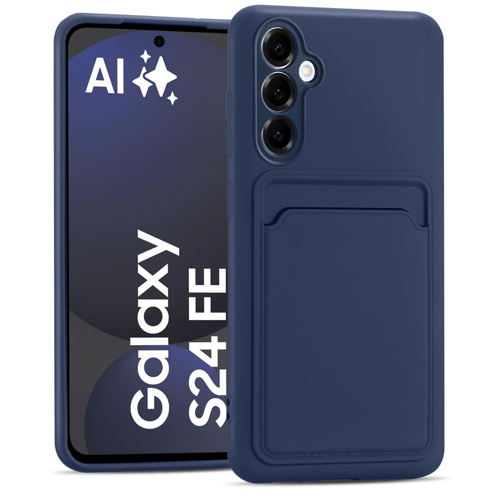 Card Case für Samsung Galaxy S24 FE in Blau