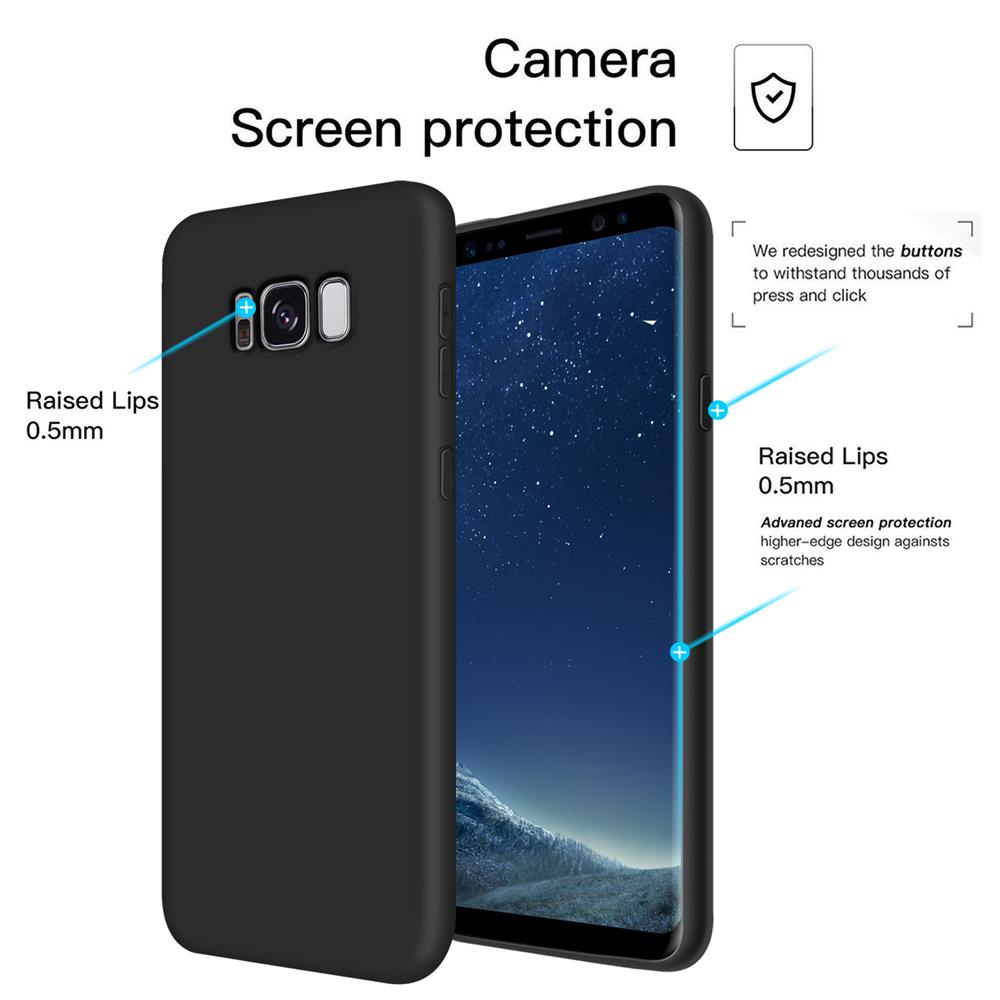 Colour TPU für Samsung Galaxy S8 Plus in Schwarz