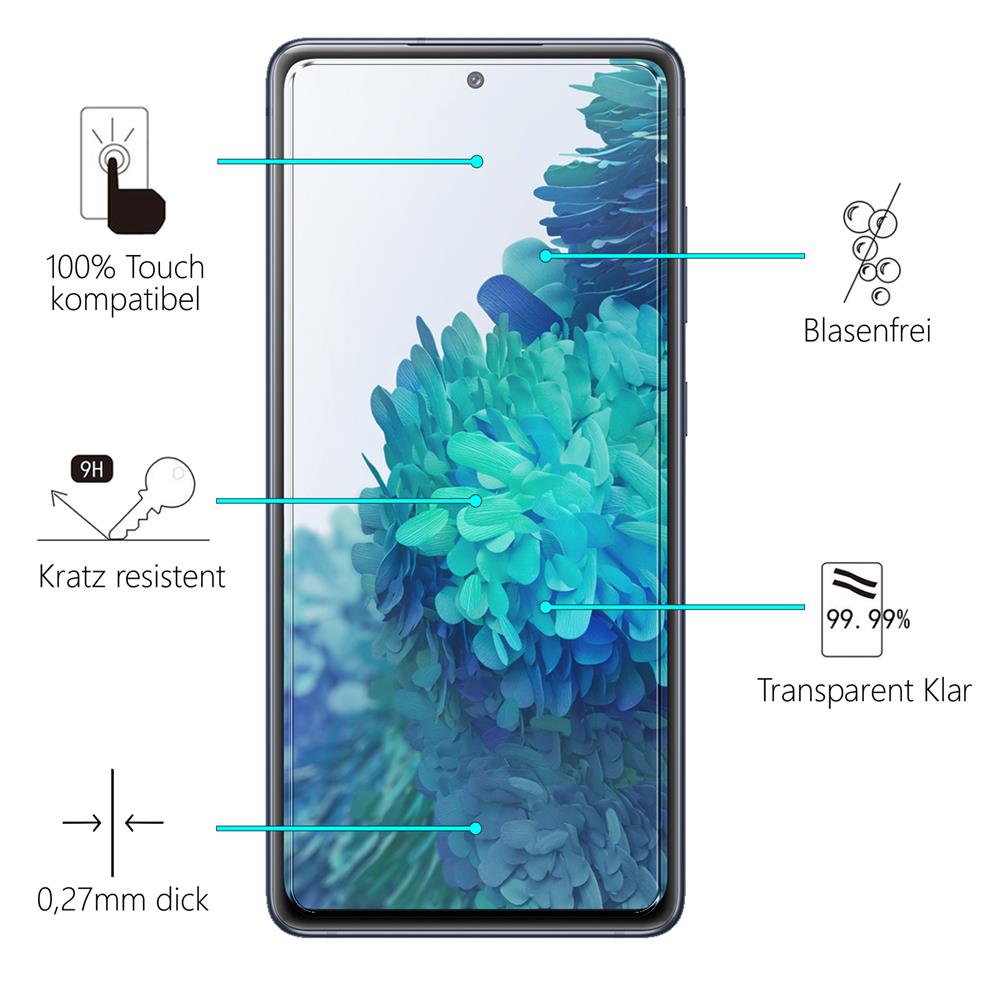 Glas 2in1 für Samsung Galaxy S20 FE