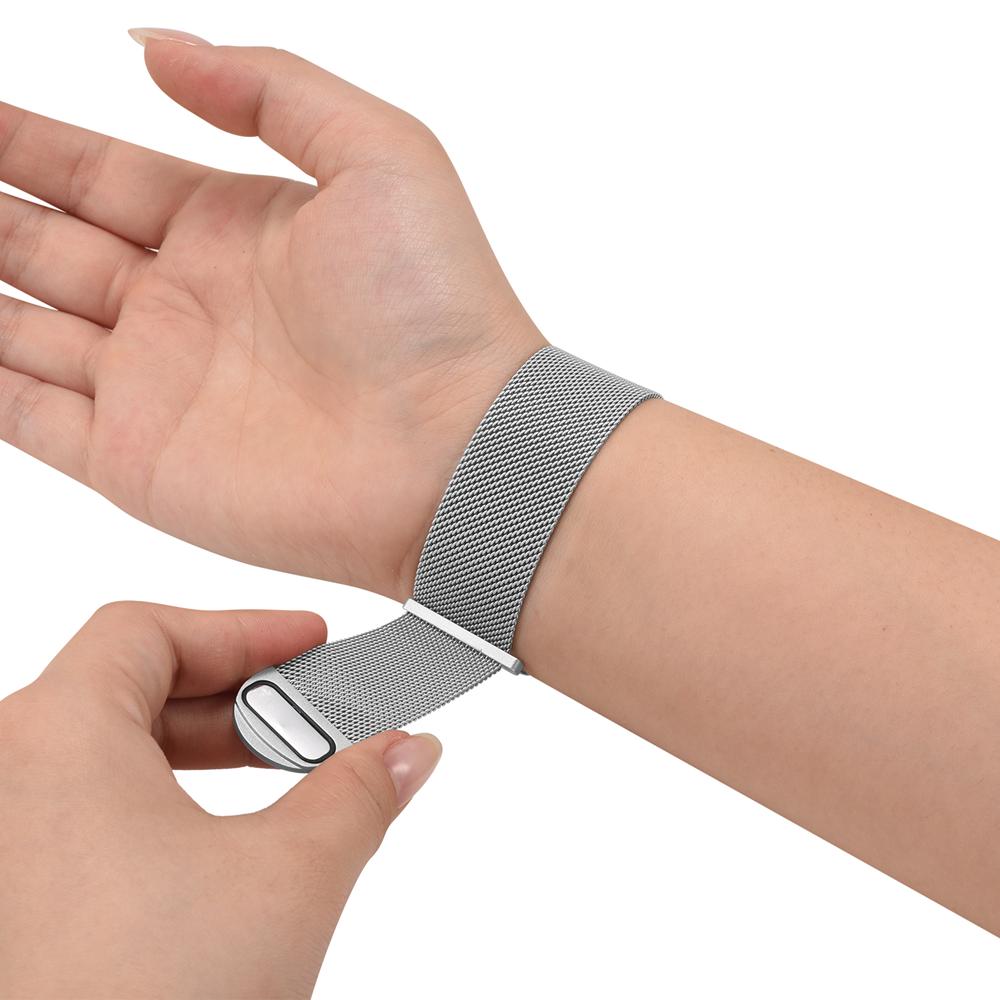 Milanese Edelstahlarmband Apple Watch 1-11/SE1-3/Ultra1-3 - 42/44/45/49mm in Silber - Universal