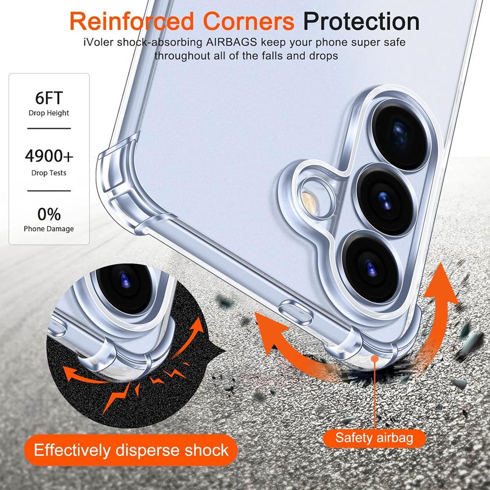 Rugged TPU für Samsung Galaxy S26 Plus in Transparent