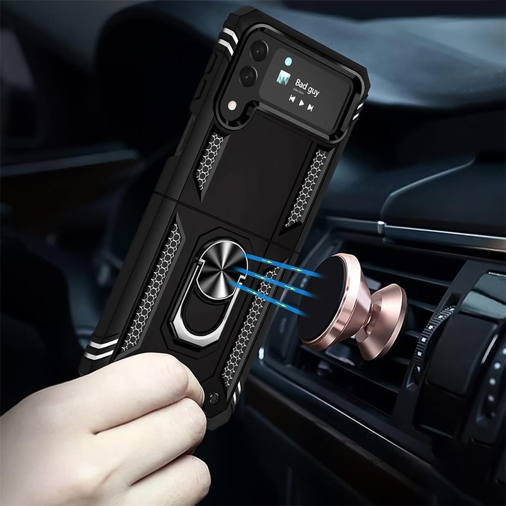 Army Case für Samsung Galaxy Z Flip 4 in Schwarz