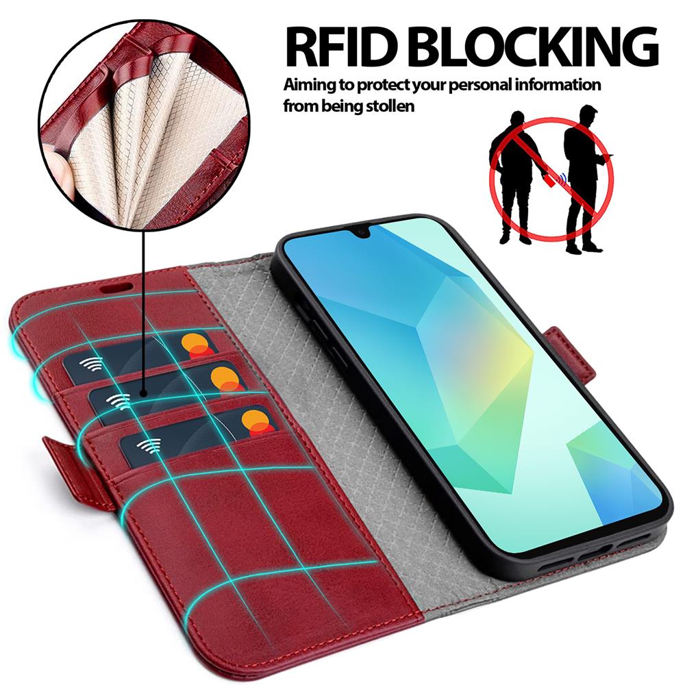 Nathy Wallet für Samsung Galaxy A26 5G in Rot