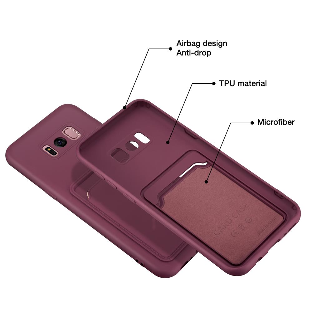 Card Case für Samsung Galaxy S8 Plus in Lila