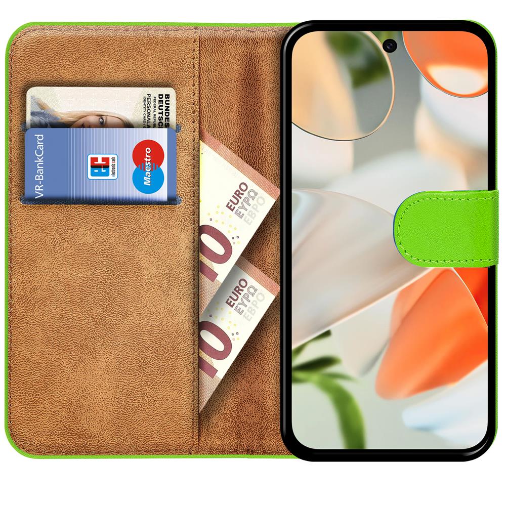 Basic Wallet für Google Pixel 9 in Grün