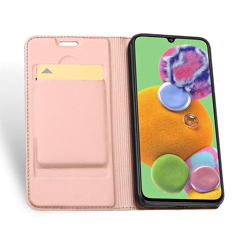 Electroplated Flip für Samsung Galaxy A90 5G in Rosegold