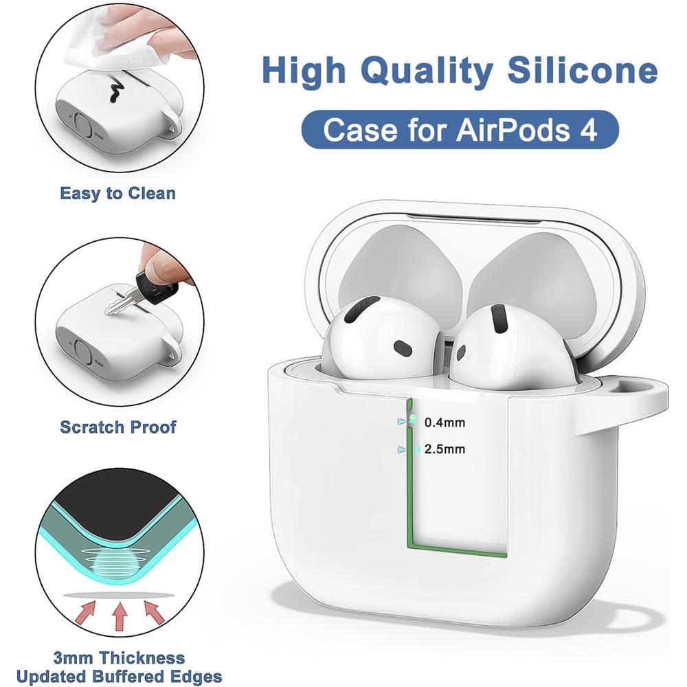 AirPods Simple - AirPods 4 in Weiss