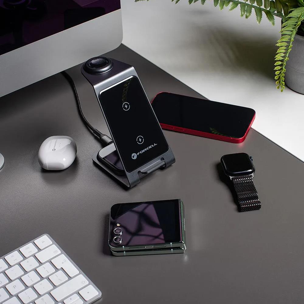Ladestation 3in1 Forcell F-Energy - Apple/Samsung