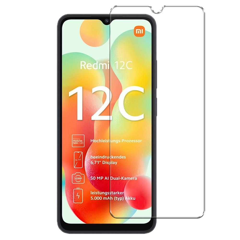 Glas 2in1 für Xiaomi Redmi 12C