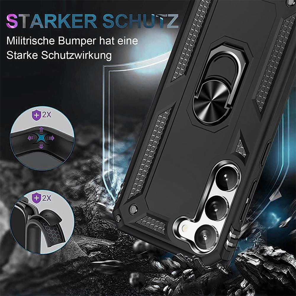 Army Case für Samsung Galaxy S23 Plus in Schwarz