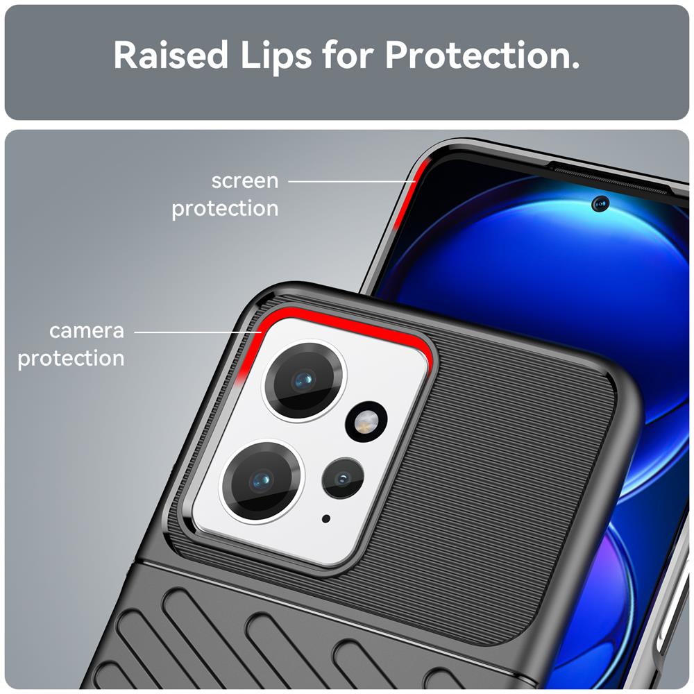Thunder Case für Xiaomi Redmi Note 12 (4G) in Schwarz