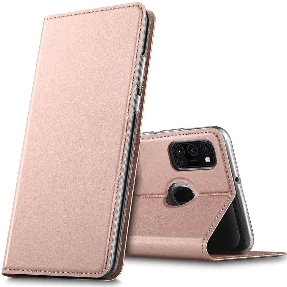 Electroplated Flip für Samsung Galaxy A21s in Rosegold