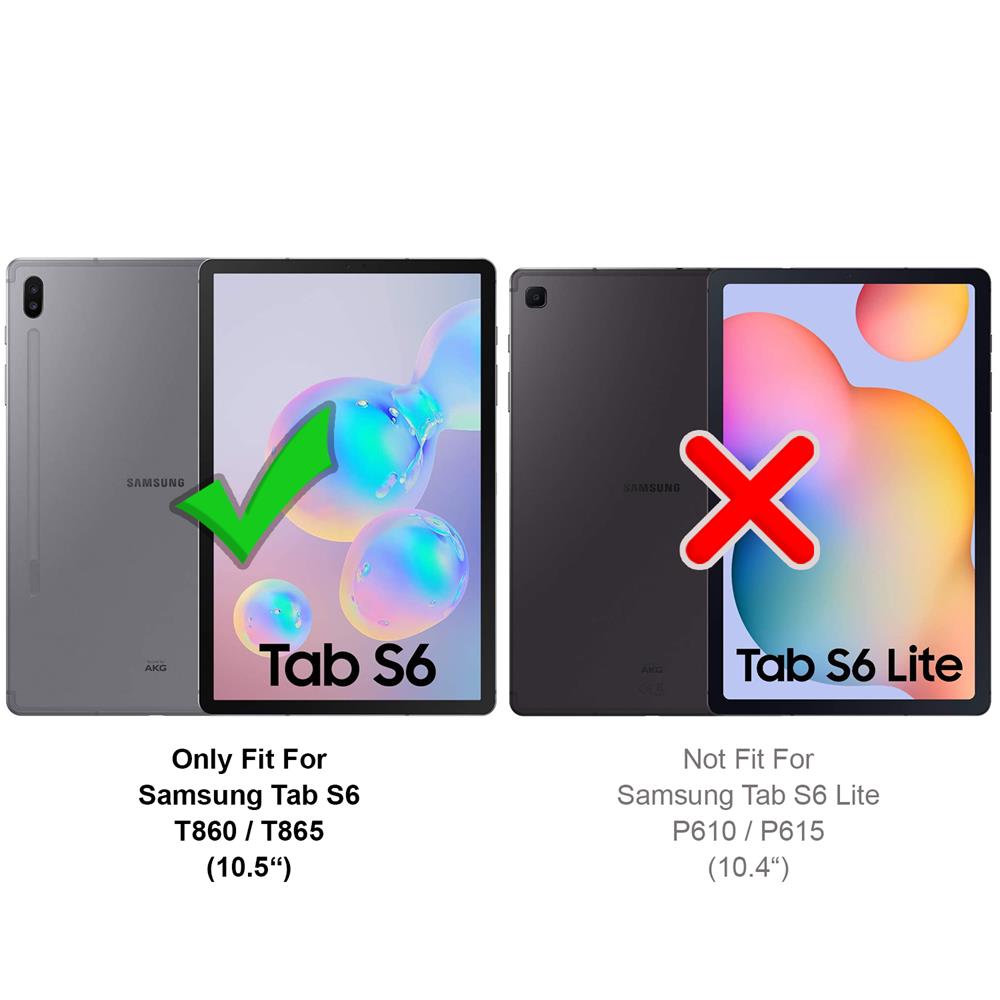 Outdoor Tab für Samsung Galaxy Tab S6 10.5 T860 in Schwarz