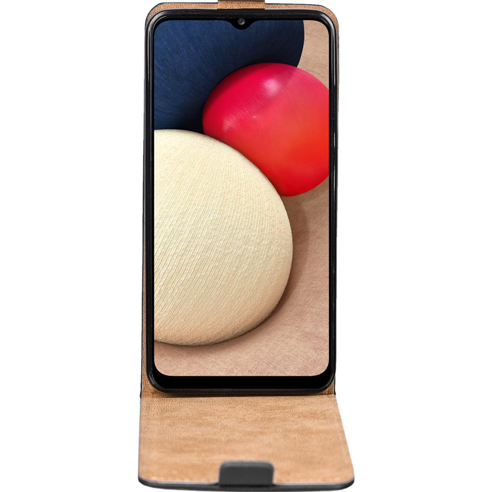 Basic Flip für Samsung Galaxy A03s in Schwarz