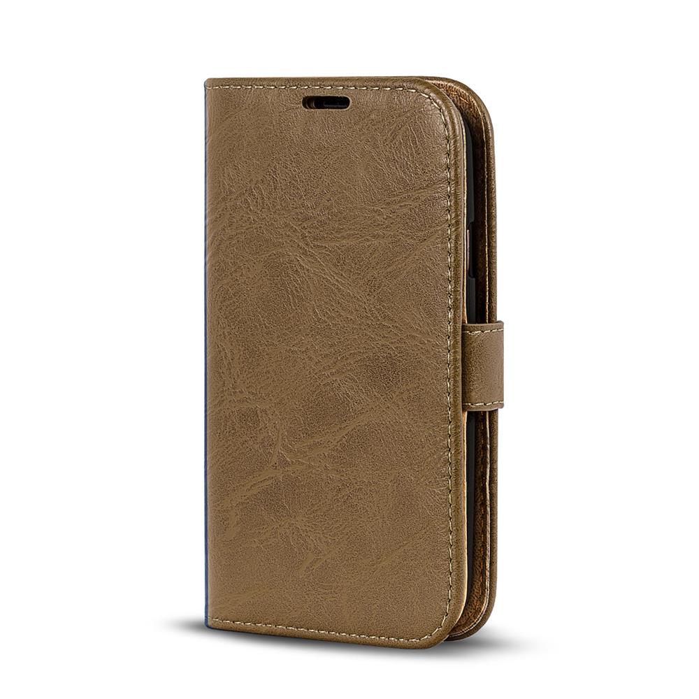 Retro Wallet für Samsung Galaxy S3 Mini in Mocca