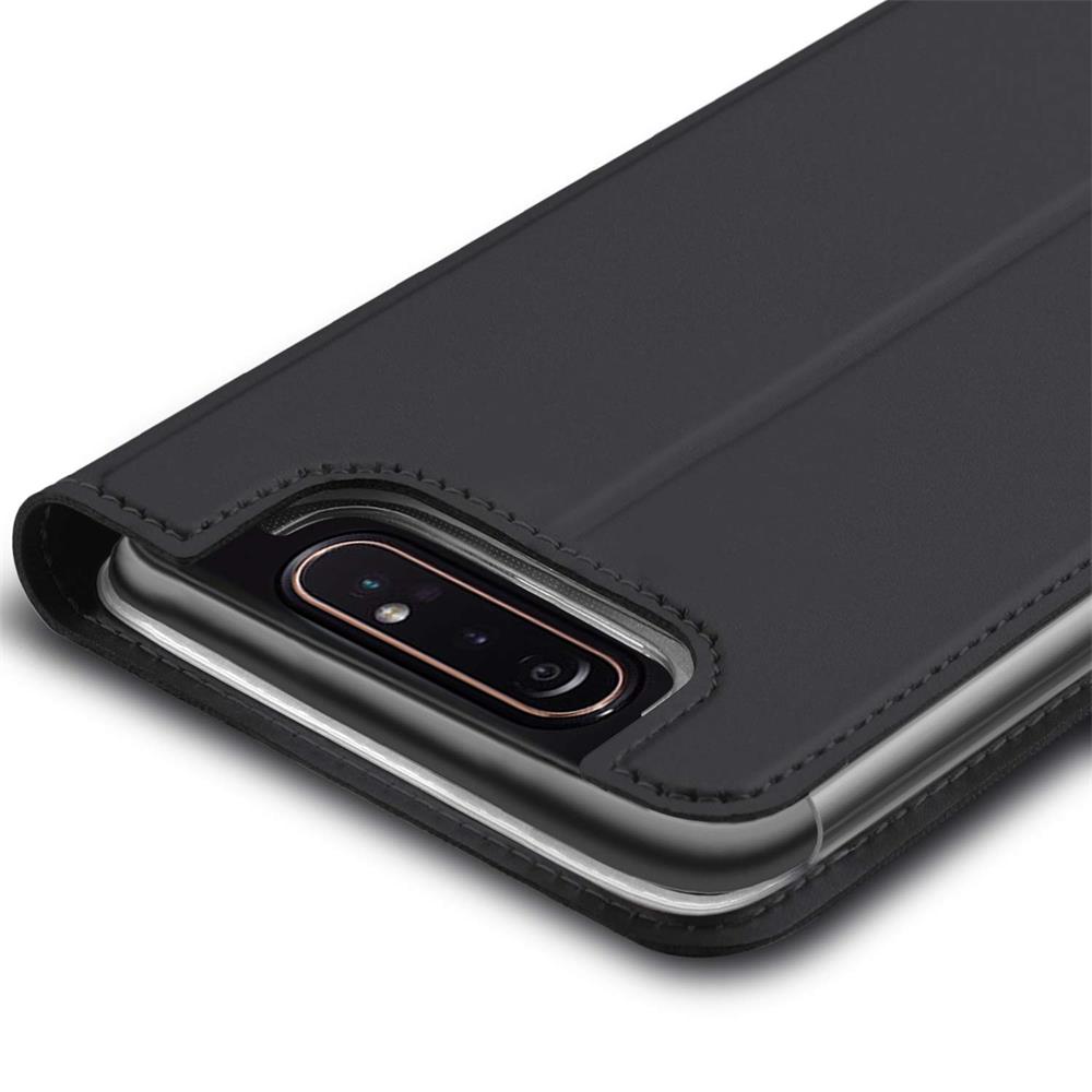Electroplated Flip für Samsung Galaxy A80 in Schwarz