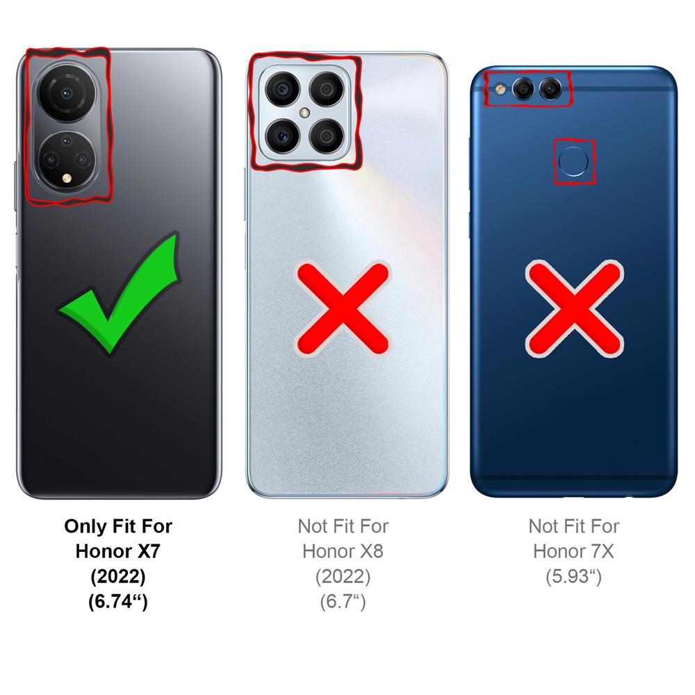 Classic TPU für Honor X7 in Schwarz