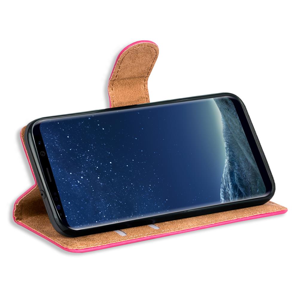 Basic Wallet für Samsung Galaxy S8 Plus in Pink