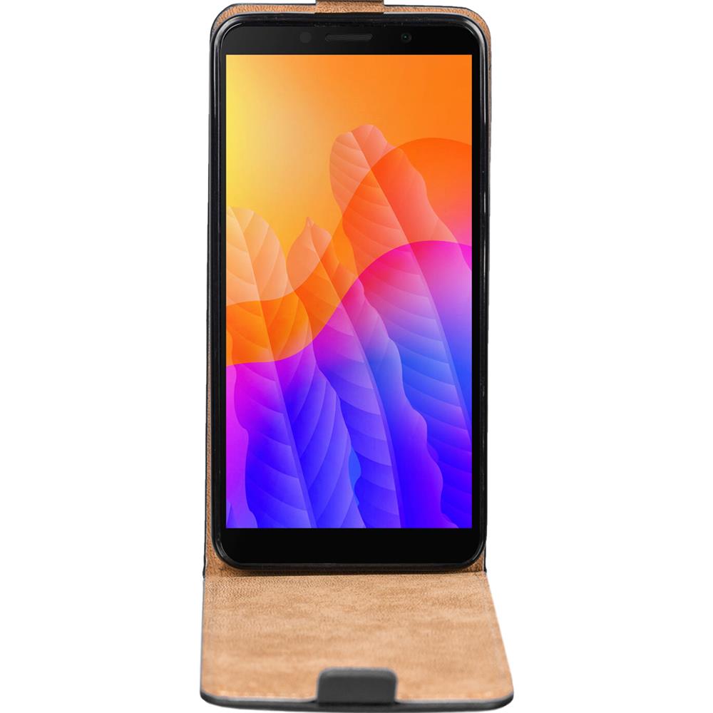 Basic Flip für Huawei Y5p in Schwarz