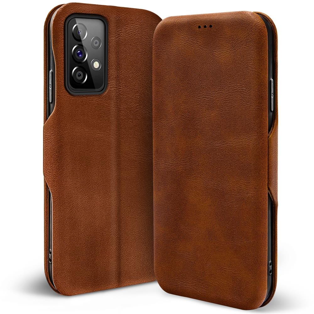 Shell Flip für Samsung Galaxy A72 in Braun
