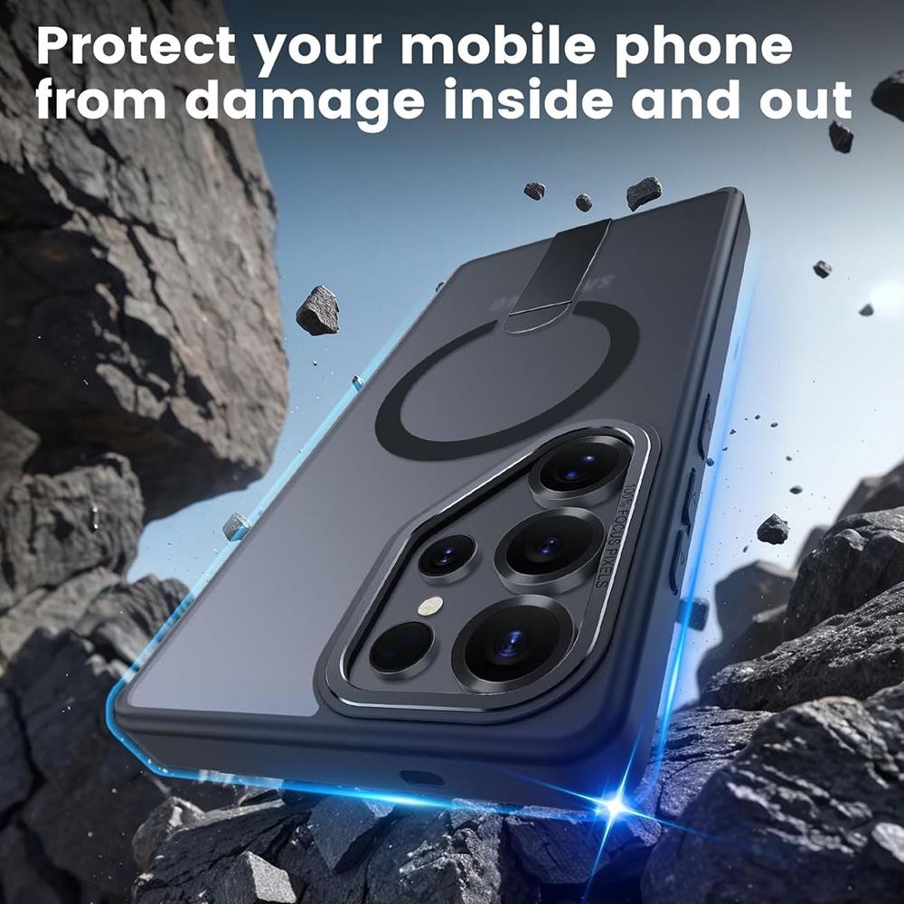 Kickstand TPU für Samsung Galaxy S25 FE in Schwarz