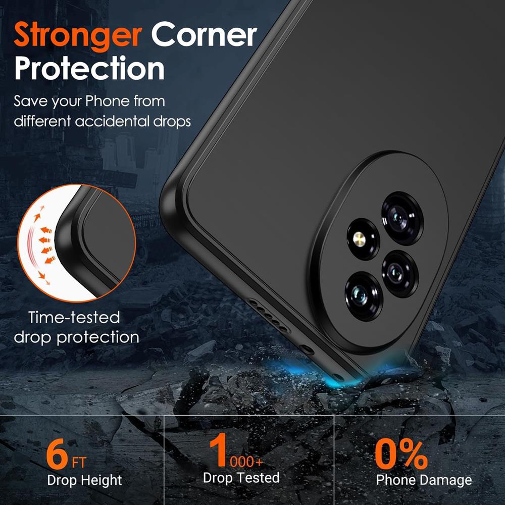 Classic TPU für Honor 200 Pro in Schwarz