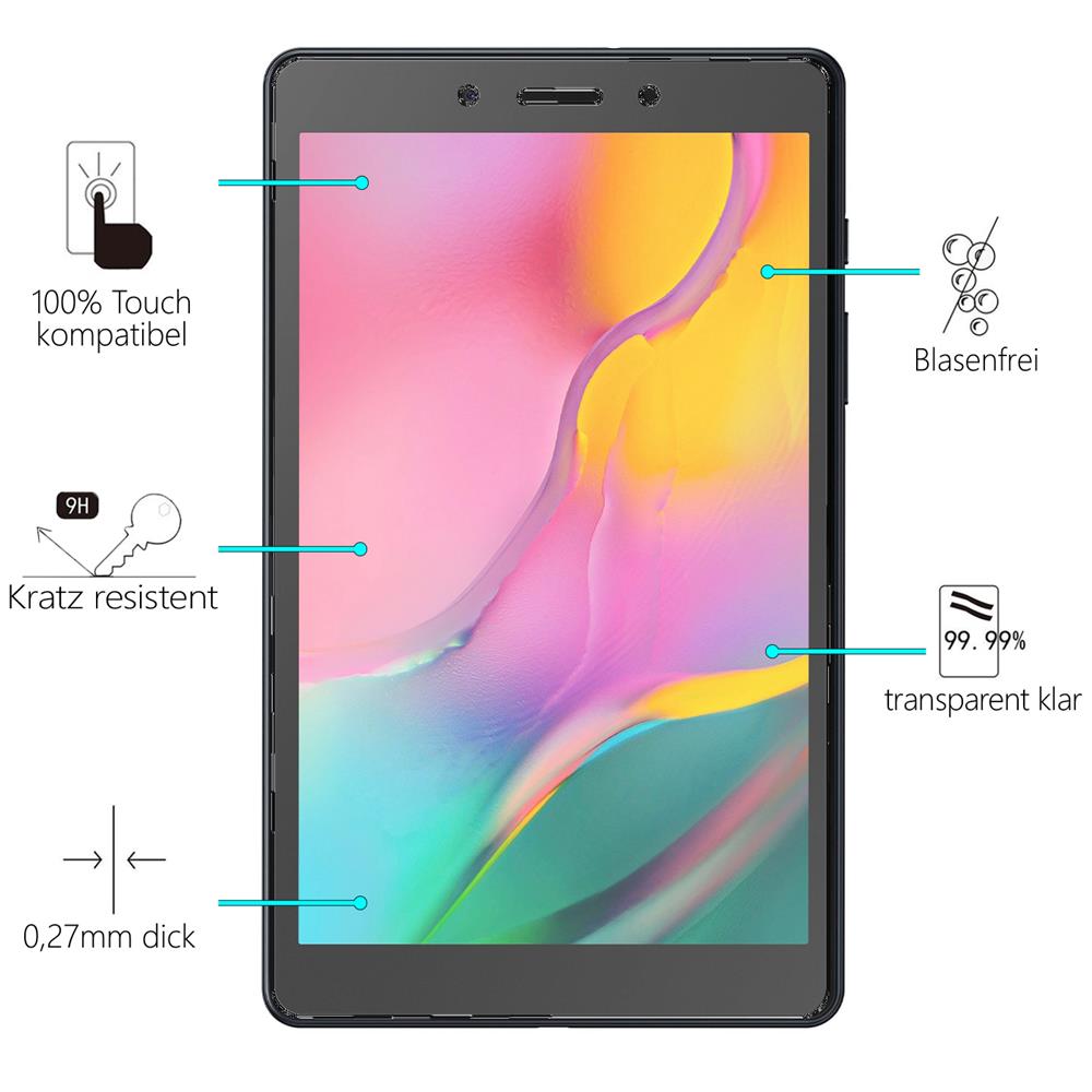 Glasfolie für Samsung Galaxy Tab A 8.0 2019 T290