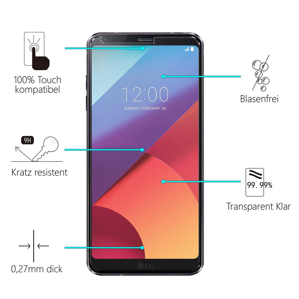 Glas 2in1 für LG G6