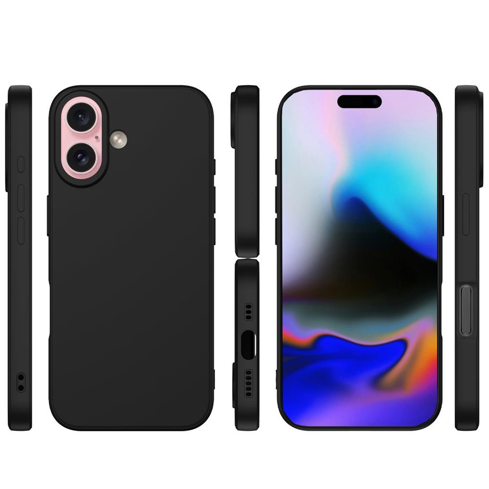 Classic TPU für Apple iPhone 16 Classic TPU für Apple iPhone 16 Plus in Schwarz