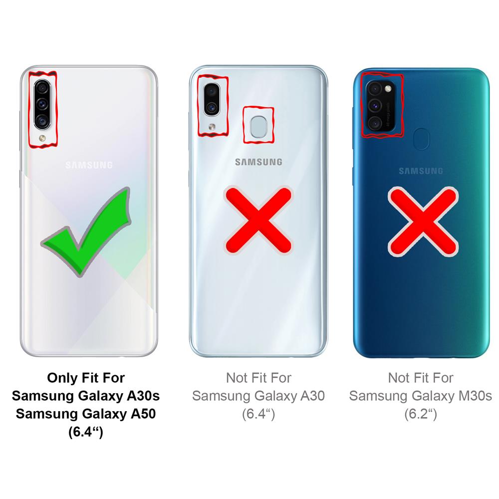 Electroplated Flip für Samsung Galaxy A50 / A30 in Rosegold