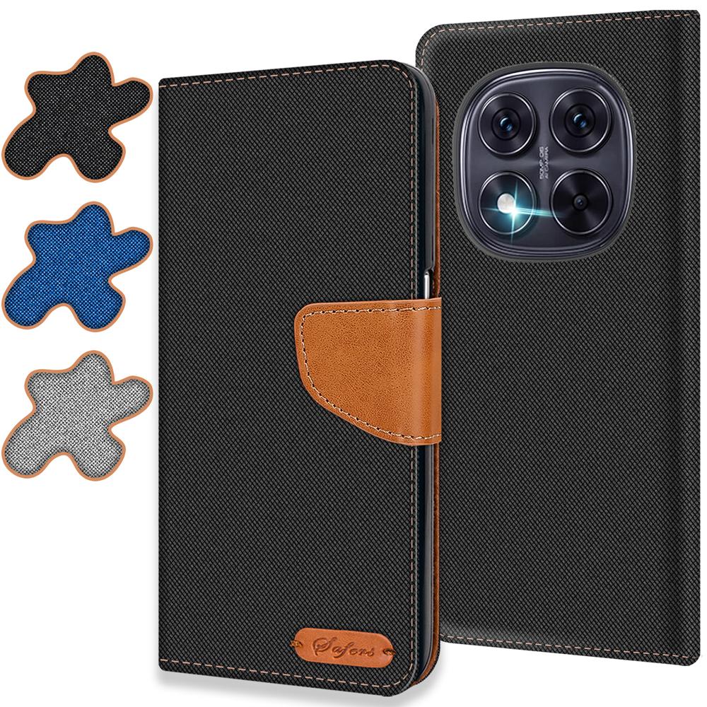 Textil Wallet für Xiaomi Redmi Note 15 Pro 4G